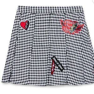 🔴 3/$12 Disney’s Descendants Black and‎ White Pleated Skirt! NWT! Size XS.
